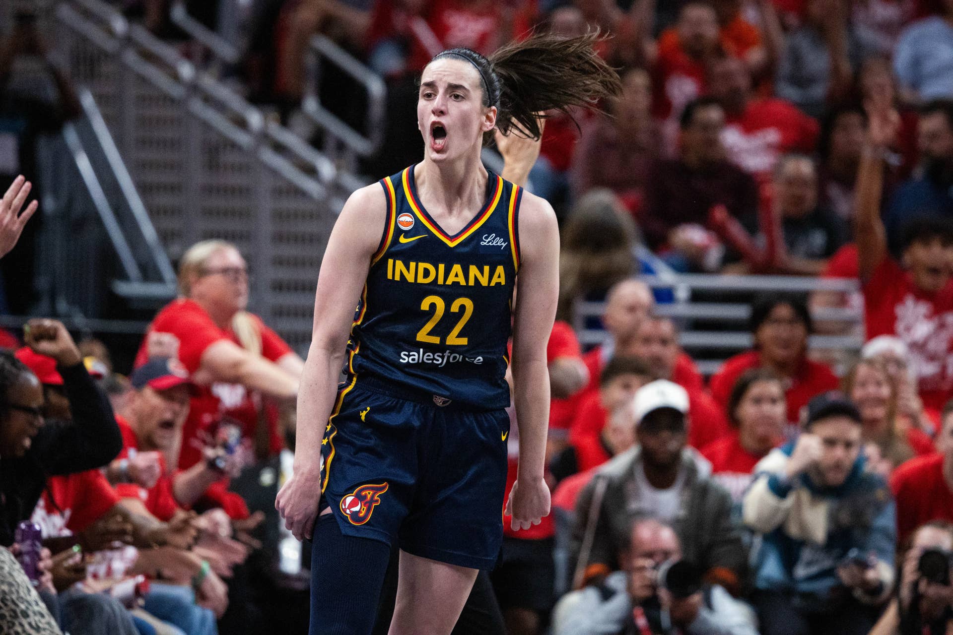 What Caitlin Clark Did After Unwanted Development in WNBA Playoffs - Athlon