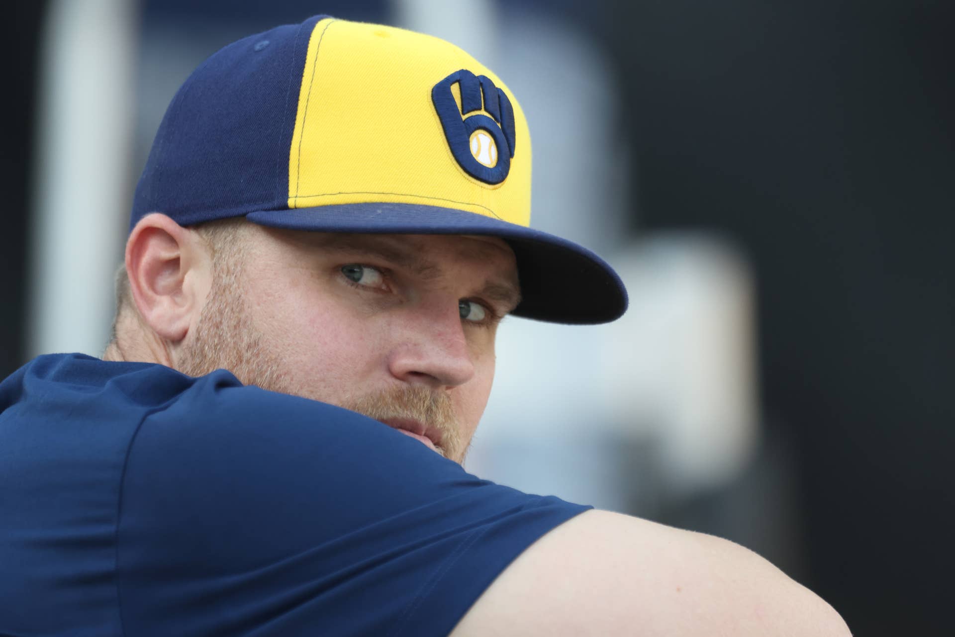 Jake Bauers hat eine motivierende Botschaft der Brewers vor dem ...