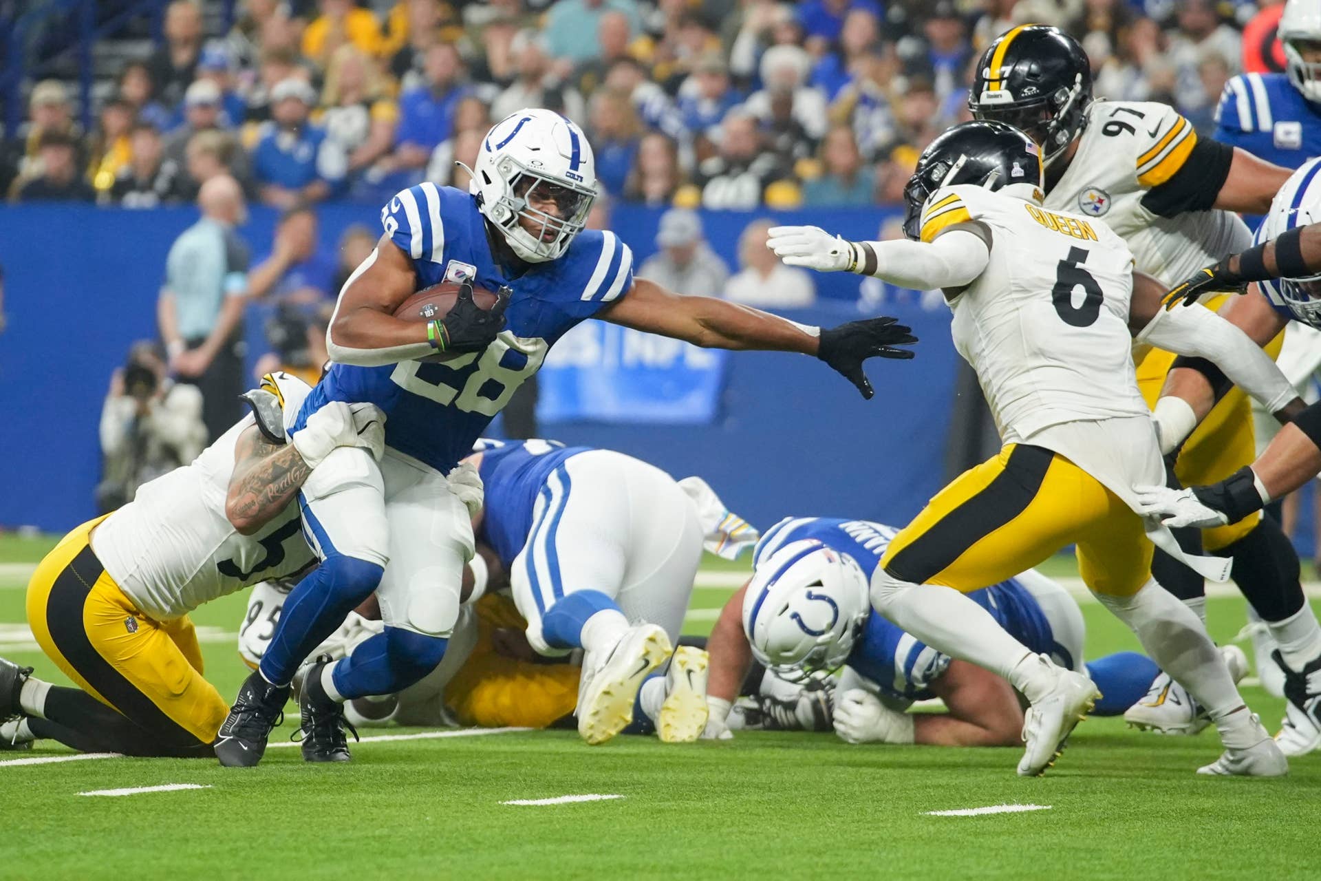 Major Big Problem Colts' Jonathan Taylor Could Give Steelers Major Problems - Athlon