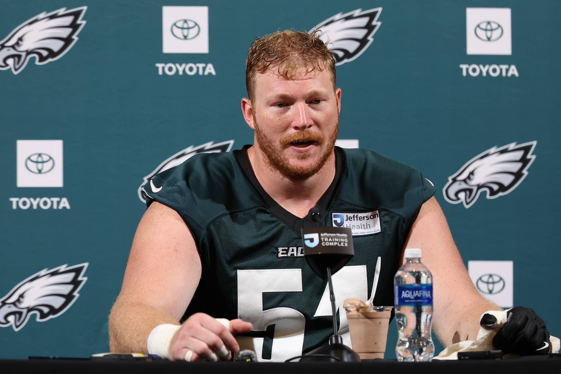 Cam Jurgens sendet Nachricht an die Eagles nach seinem Wechsel zu den ...