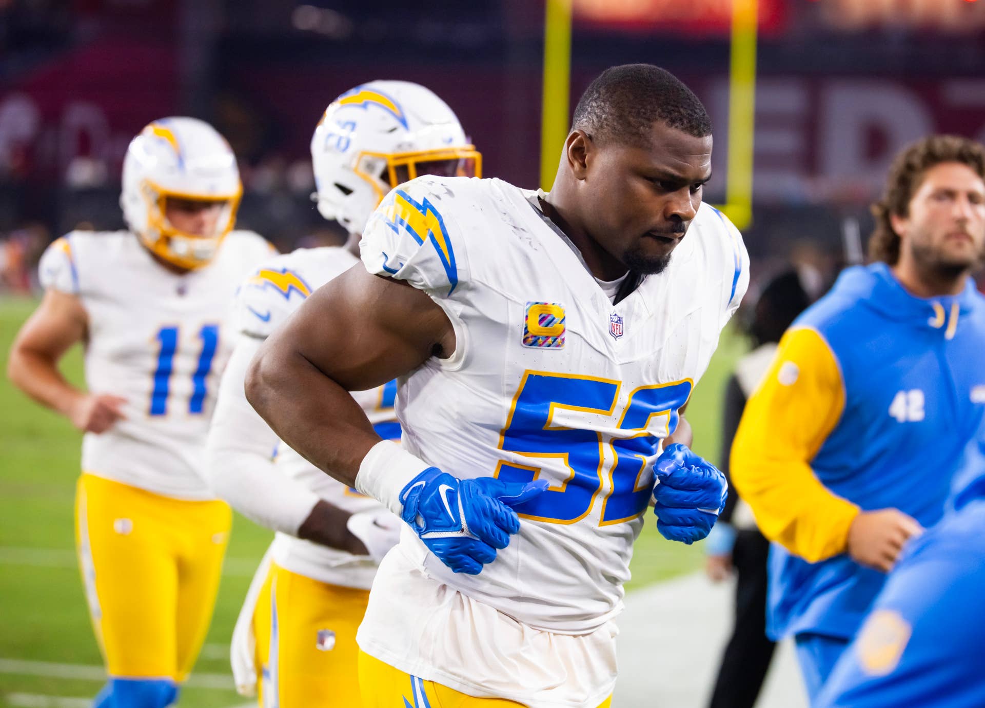 NFL: Khalil Mack (Foto: Mark J. Rebilas-Imagn Images)