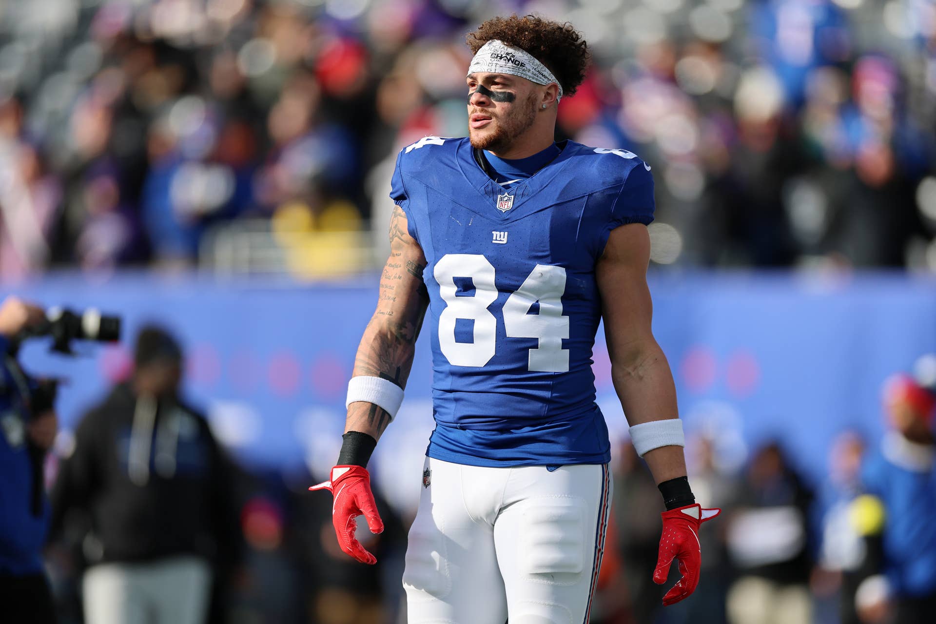 Giants Make Decision on TE Theo Johnson for Week 7