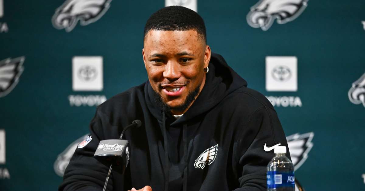 Former New York Giants RB Saquon Barkley Laughs Off Hilarious Nickname ...