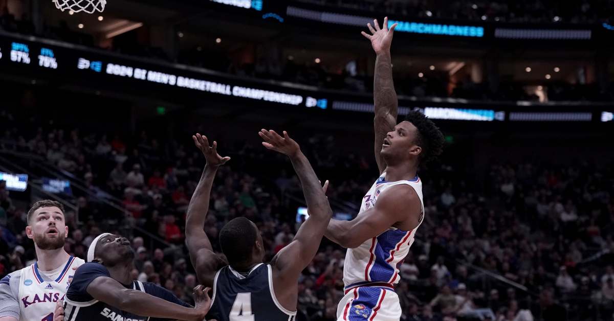 Hawking Points: Kansas Holds on Against Samford in NCAA Tournament ...