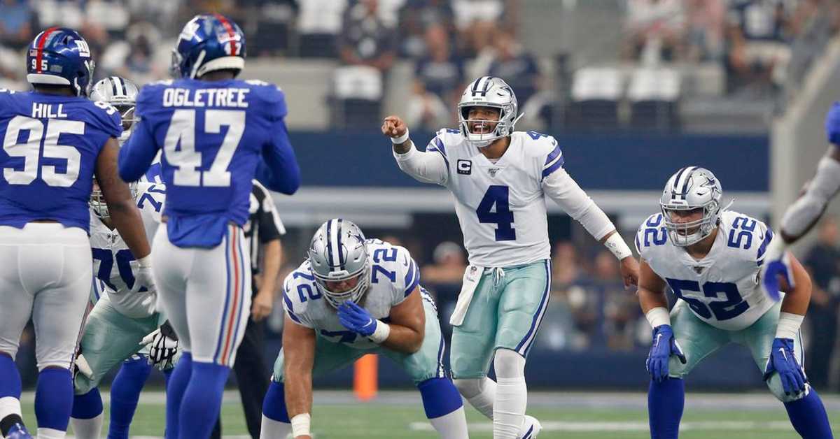 Dallas Cowboys' Dak Prescott To Quarterback New York Giants in 2025