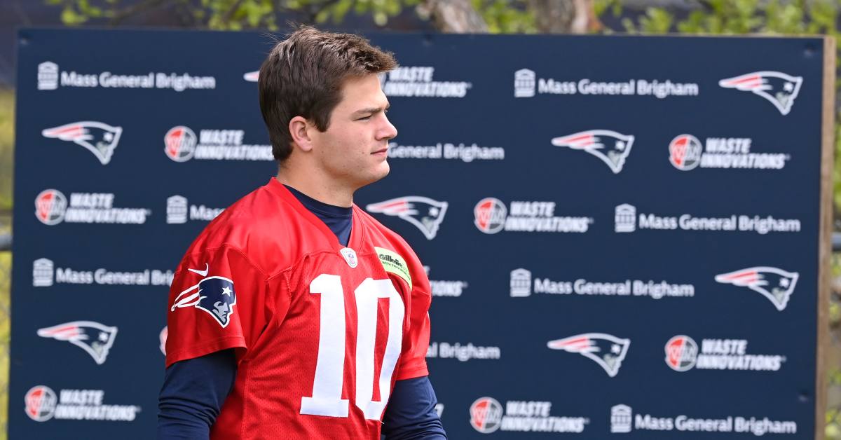 WATCH: New England Patriots Rookie Quarterback Drake Maye Throws No ...