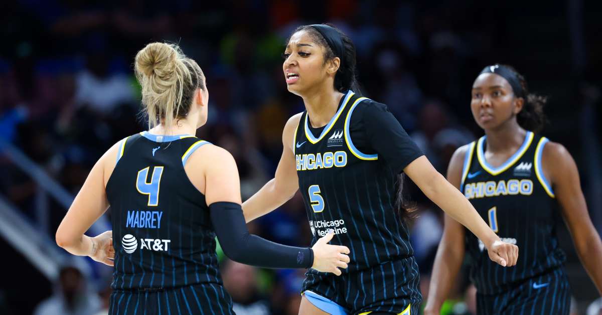 Angel Reese secures her first win in the WNBA. - Athlon Sports