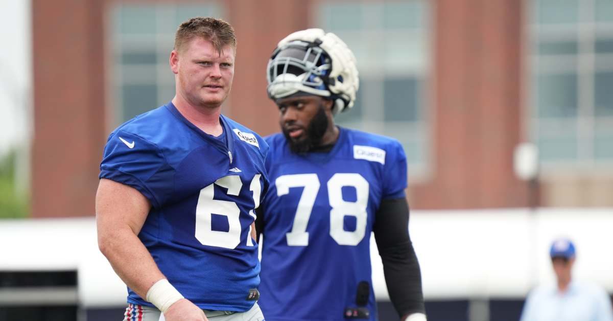 New York Giants' Continuity Could Be Key to Improving in NFC East Offensive Line Rankings - Athlon Sports