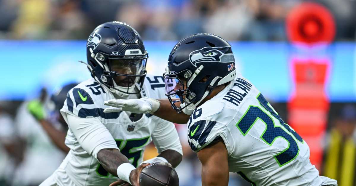 Report Seahawks Cut UDFA Standout Running Back Holani Athlon