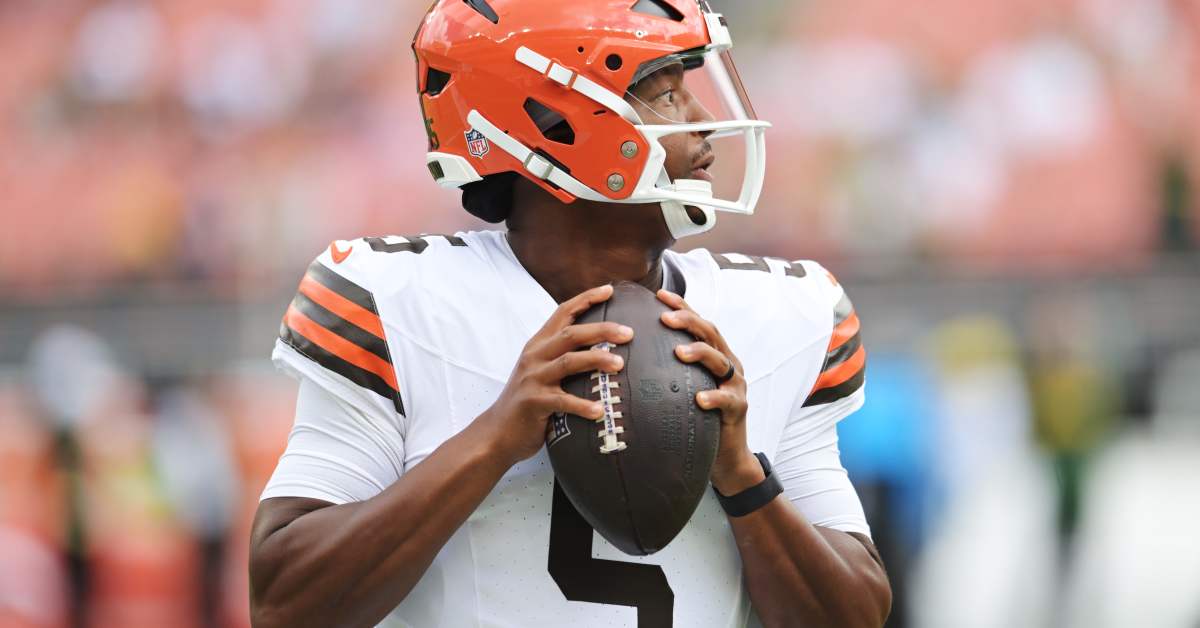 WATCH: Cleveland Browns QB Jameis Winston Delivers 'Golden' Pre-Game ...