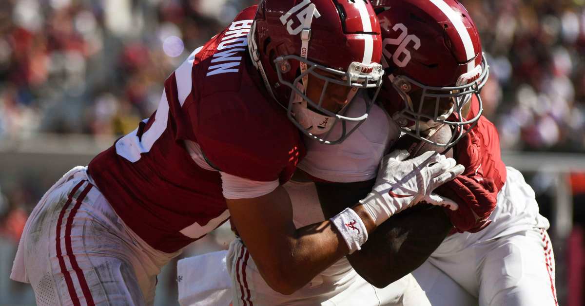 WATCH: Alabama Freshman Phenom Zabien Brown Ices Game Against Georgia ...