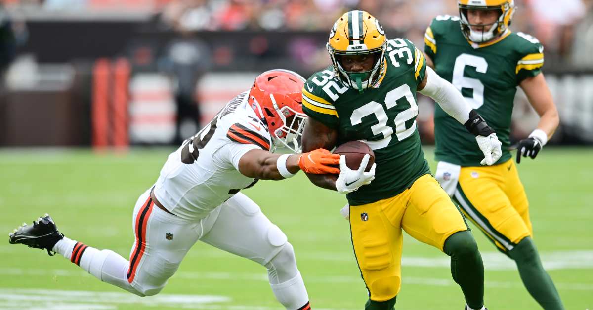 Running Back MarShawn Lloyd Shares Injury Update After Packers Minicamp - Athlon Sports