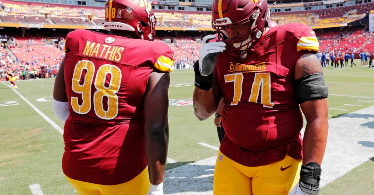 Washington Commanders Tease Position Change For Second-Year Lineman - Athlon Sports