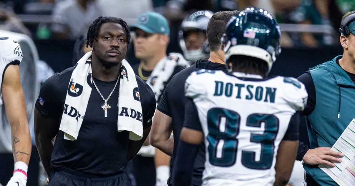 Philadelphia Eagles' Wideout Depth Faces Turning Point as Jahan Dotson Nears Exit - Athlon Sports