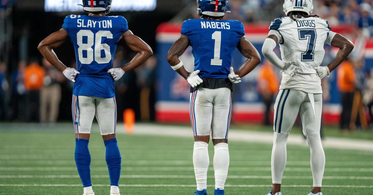New York Giants Veteran Darius Slayton Named Among NFL's Most Underrated Players - Athlon Sports
