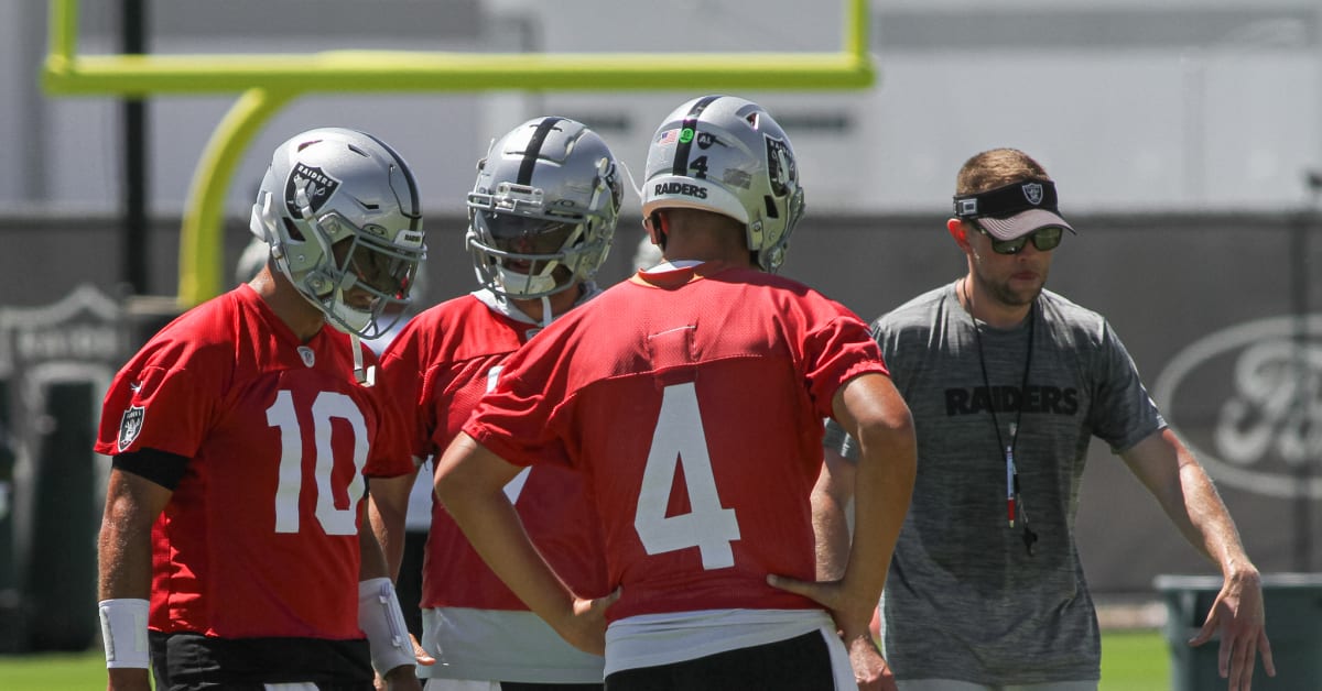 Aidan O'Connell and Gardner Minshew to splits snaps during training ...