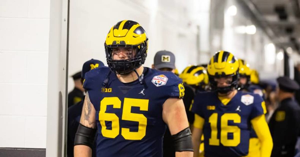 Michigan Wolverines guard Zak Zinter is a top 2024 NFL Draft