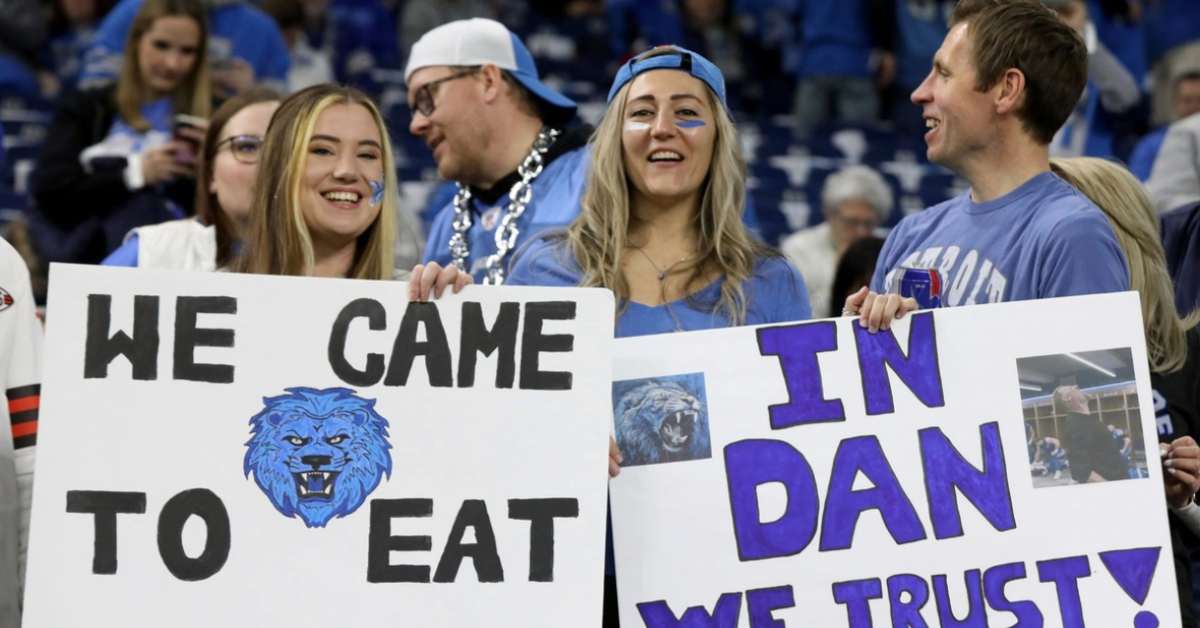 Detroit Lions gameday experience ranked best in NFL - Athlon Sports ...