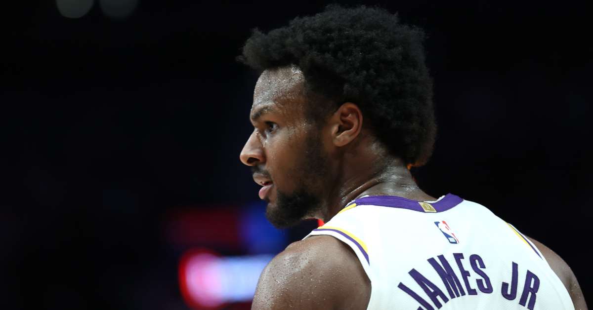 Bronny James Makes Sad Admission After Rookie Season with Lakers - Athlon Sports