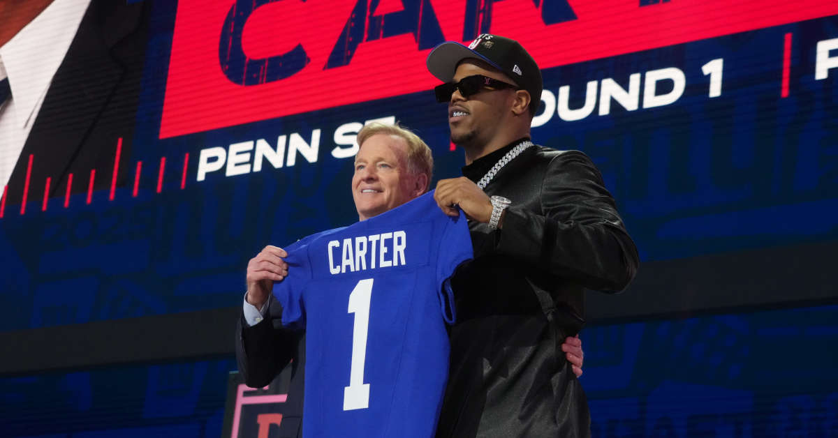 New York Giants Rookie Abdul Carter Favored to Win Major Award - Athlon Sports