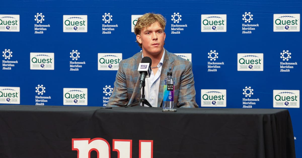 New York Giants Sitting QB Jaxson Dart Will Be Most Beneficial, Says Joe Schoen - Athlon Sports