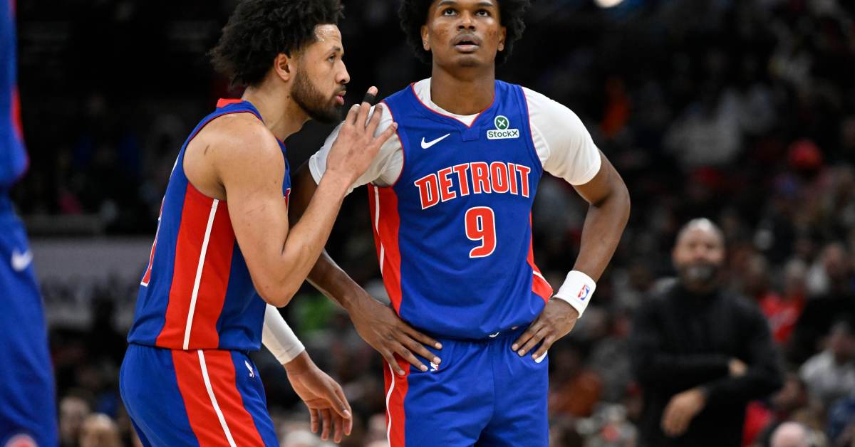 Ausar Thompson Sends Two-Word Message About Pistons' Teammate Cade Cunningham - Athlon Sports