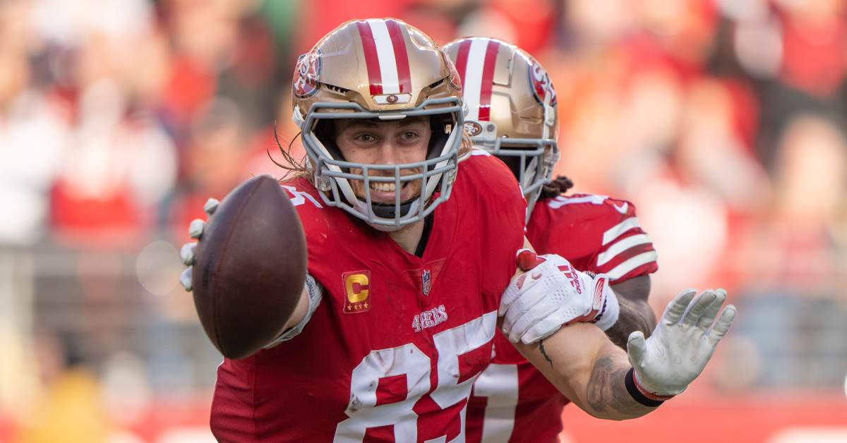 San Francisco 49ers' George Kittle Proclaims Offense Needs to Play at a 'Really High Level' in 2025 - Athlon Sports
