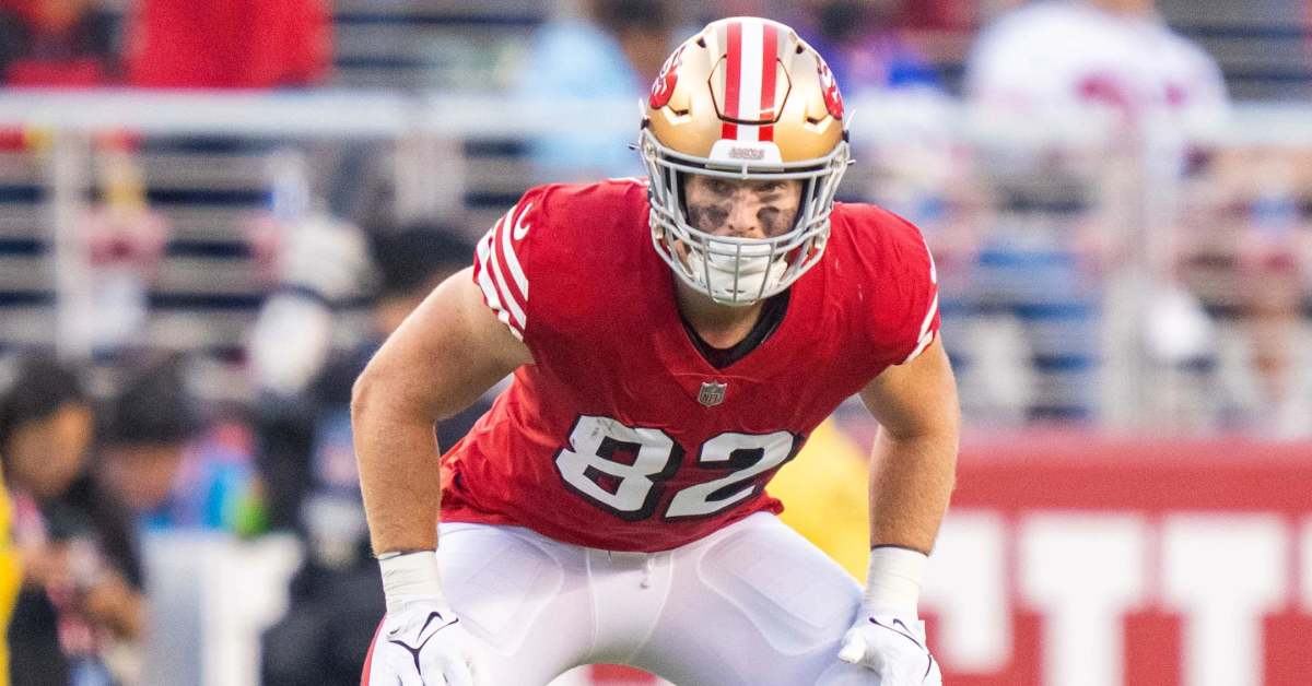 San Francisco 49ers Sign Another Tight End Amid George Kittle Celebration - Athlon Sports