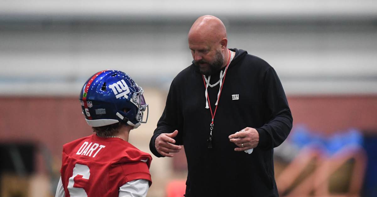 New York Giants Rookie Quarterback Jaxson Dart Flaunting Leadership at Offseason Workout - Athlon Sports
