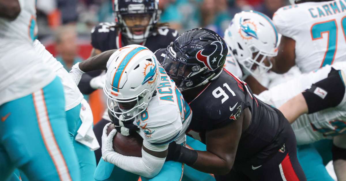 Texans re-sign DT Folorunso "Foley" Fatukasi to new deal - Athlon Sports