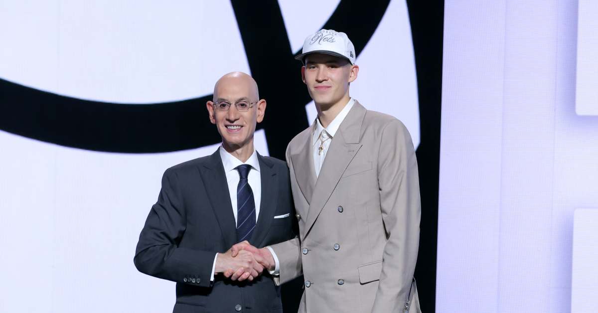 Egor Demin's NBA Draft Moment Goes Viral With Upset Nets Fan - Athlon Sports