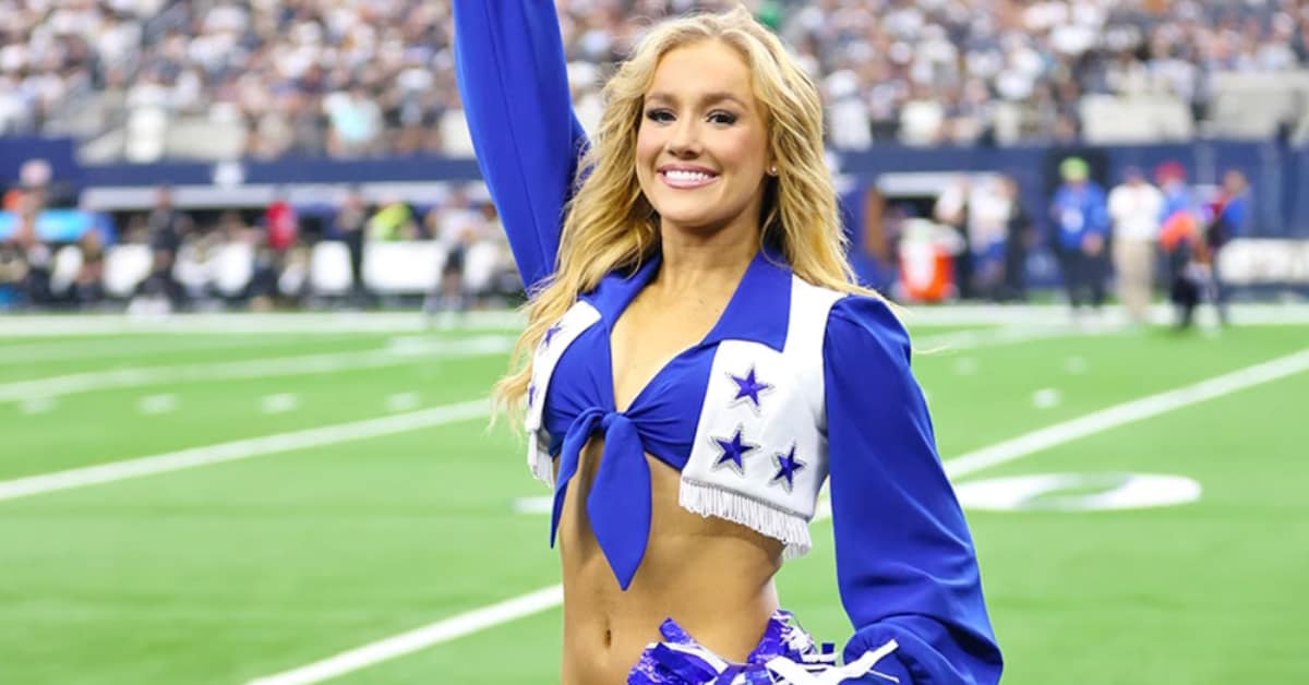 Dallas Cowboys Cheerleader Marries Rival NFL Player With 'Thunderstruck' Theme - Athlon Sports