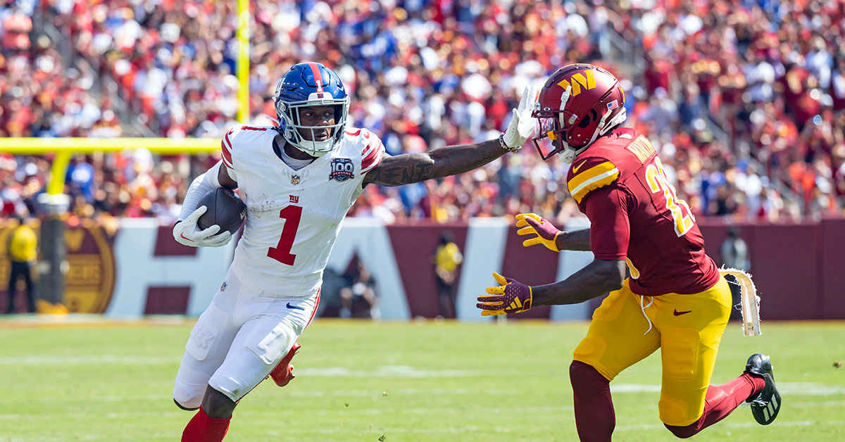 New York Giants' WR Malik Nabers Shares His 'Welcome to the NFL' Moment - Athlon Sports