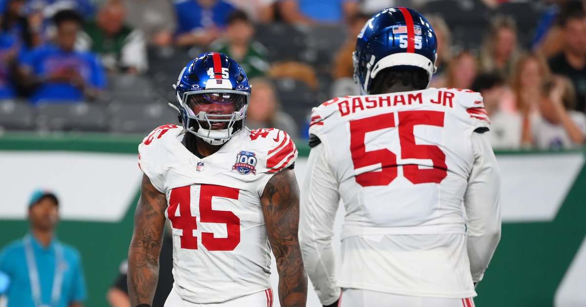 New York Giants Cut Boogie Basham Amid Flurry Of Roster Moves - Athlon ...