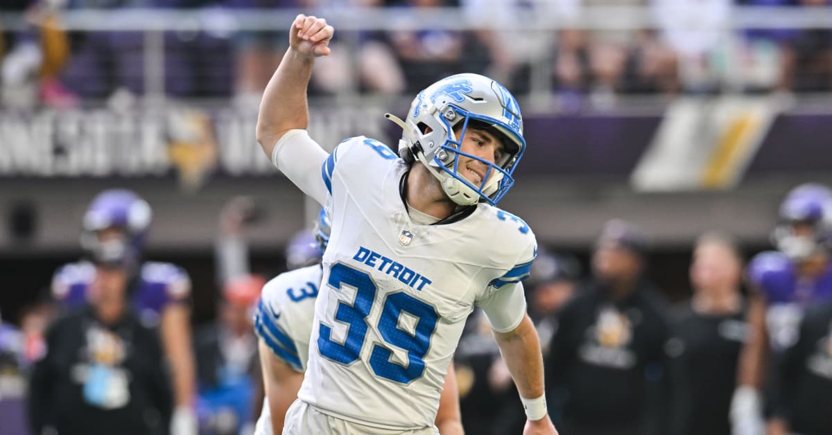 Detroit's Jake Bates is crowned NFC Special Teams Player of the Week