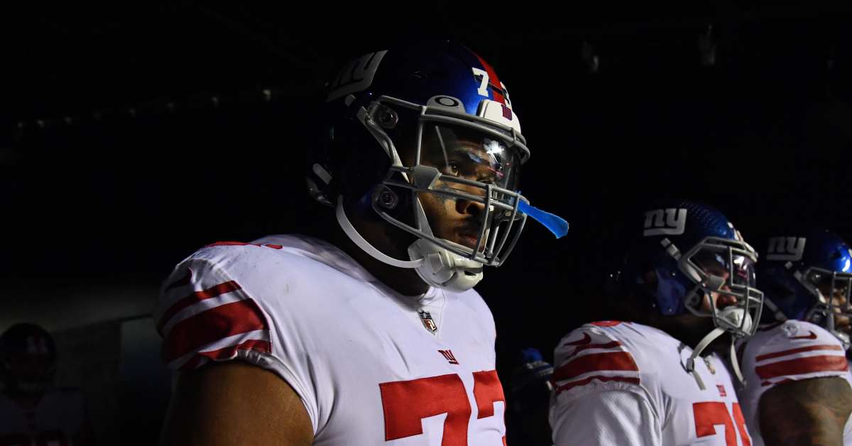New York Giants Tackle Jermaine Eluemunor Previews Evan Neal's Position Change - Athlon Sports