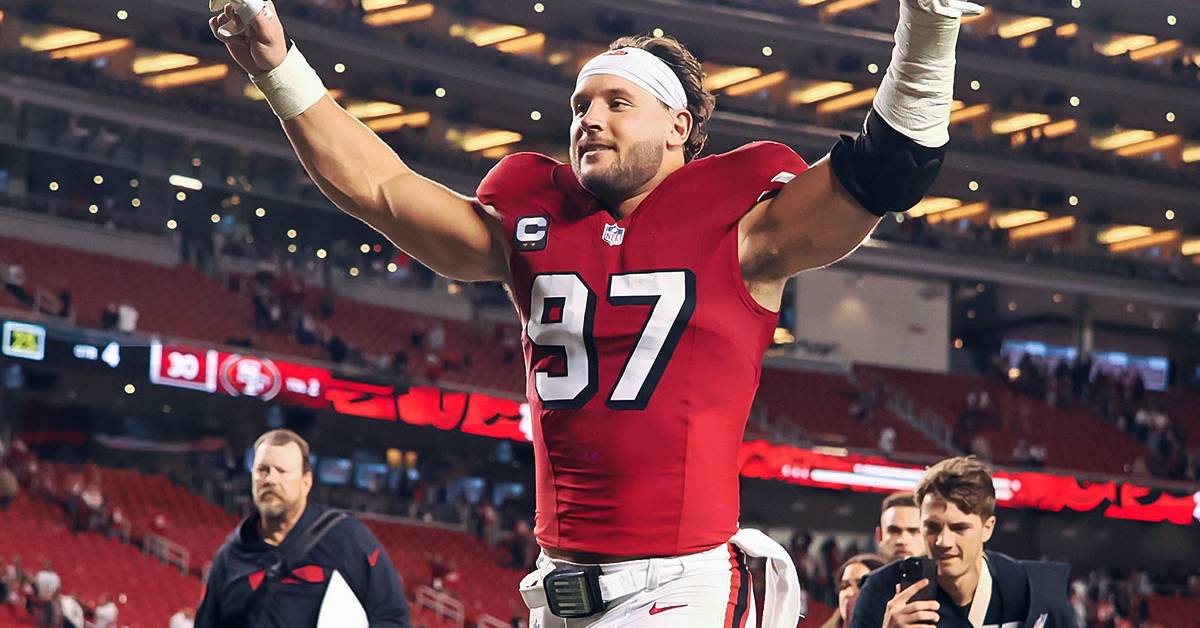 San Francisco 49ers' Nick Bosa Eyeing Move Up Sacks All-Time Leaders - Athlon Sports