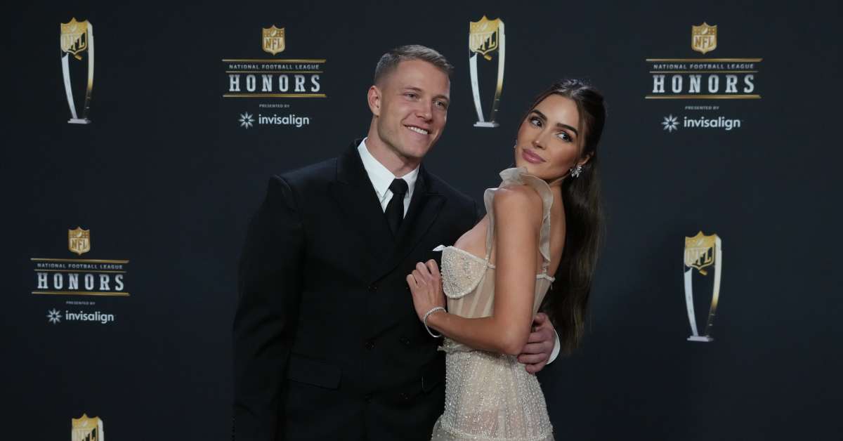 San Francisco 49ers Christian McCaffrey's Wife Involved In Family Squabble Over Baby Shower - Athlon Sports
