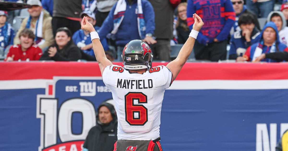 Tampa Bay Buccaneers' Baker Mayfield Gets 'Top 10' Endorsement From Franchise Legend - Athlon Sports
