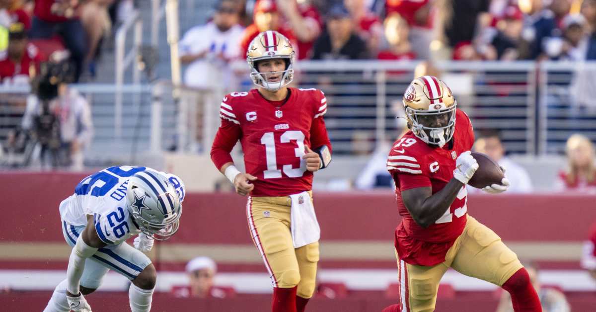 San Francisco 49ers' Brock Purdy Shares Emotional Reaction to Deebo Samuel Trade - Athlon Sports