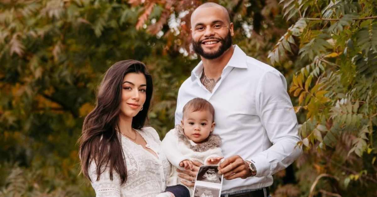 Family of 4!" Dallas Cowboys QB Dak Prescott And Fiancé Sarah Jane Announce  Second Child - Athlon Sports