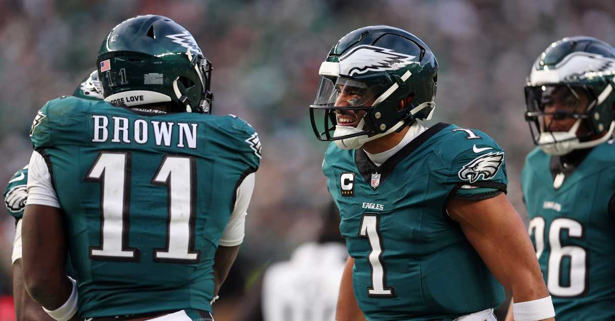 Philadelphia Eagles A.J. Brown Gets Engaged With 1 Notable Missing Teammate In Jalen Hurts - Athlon Sports
