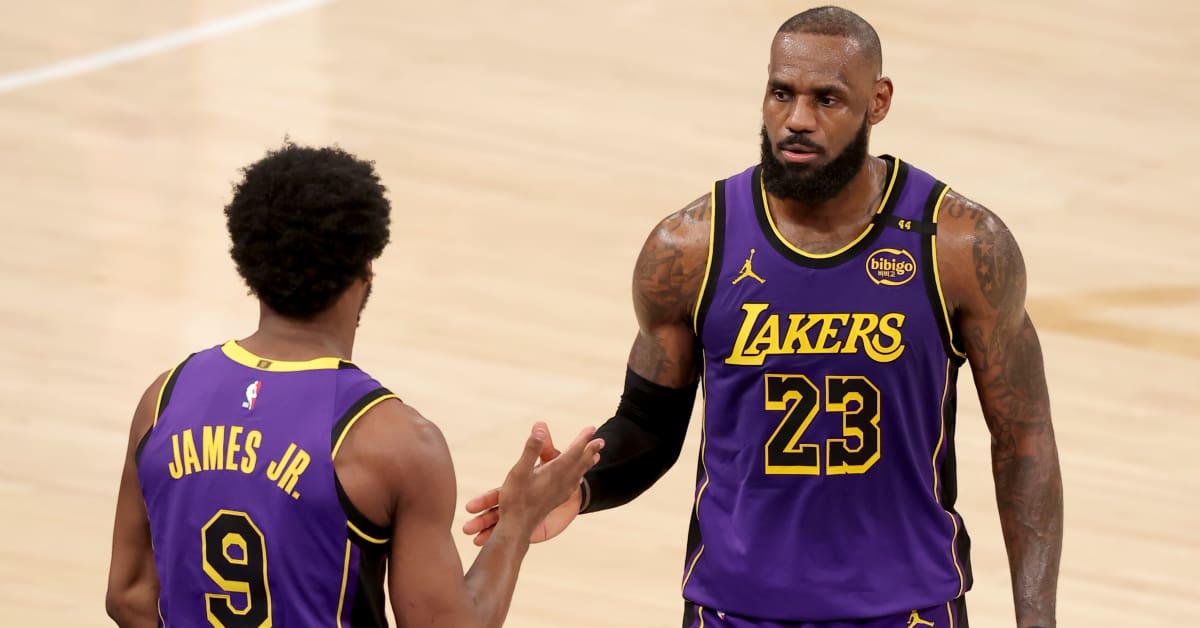 LeBron James Delivered Abrupt Message to Bronny James After Lakers Playoff Exit - Athlon Sports