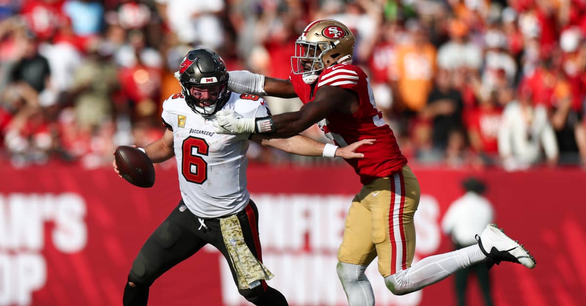 Baker Mayfield Graduates To 'Professional Quarterback' In Backhanded Compliment to Tampa Bay Buccaneers Star - Athlon Sports