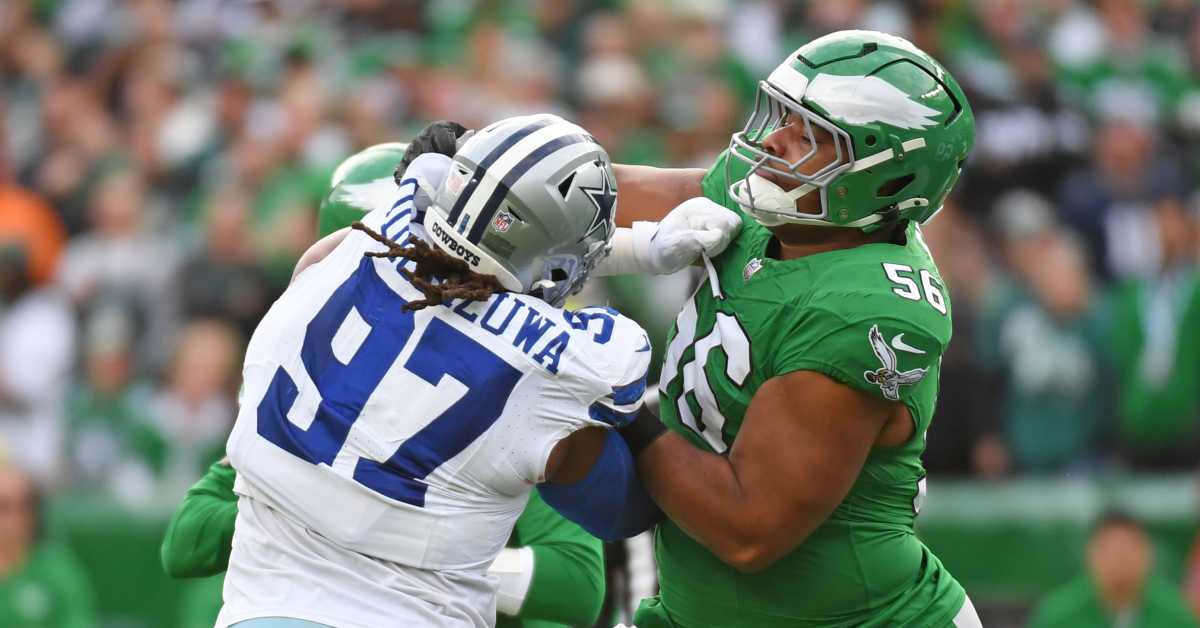 Tyler Steen Set to Seize Philadelphia Eagles’ Right Guard Job After Offseason Shakeup - Athlon Sports