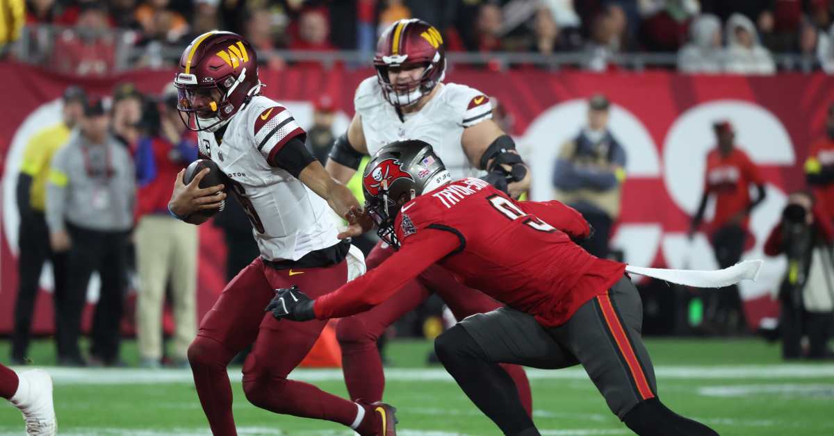 Washington Commanders Jayden Daniels Cited In Shocking QB Rankings Spot - Athlon Sports