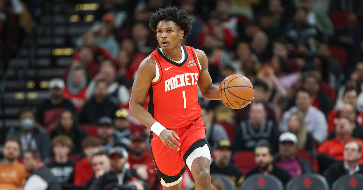 Amen Thompson recorded a stat line not seen by a Houston rookie since 2000. Athlon Sports