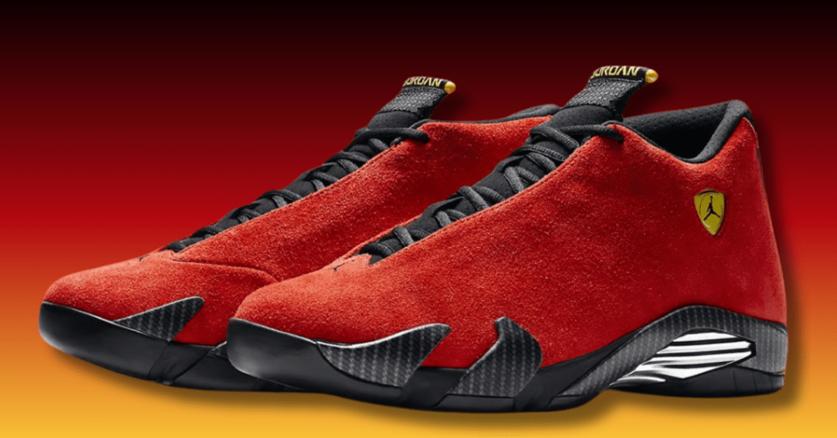 Nike Releases Jordan 14 “Ferrari” After Over a Decade in The Vault - Athlon Sports