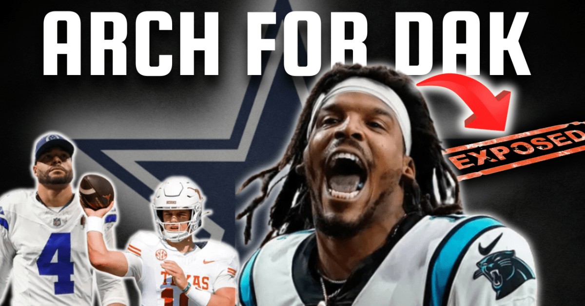 ESPN's Cam Newton Pushes Wild Dallas Cowboys' Dak Prescott vs. Arch Manning  Prediction - Athlon Sports