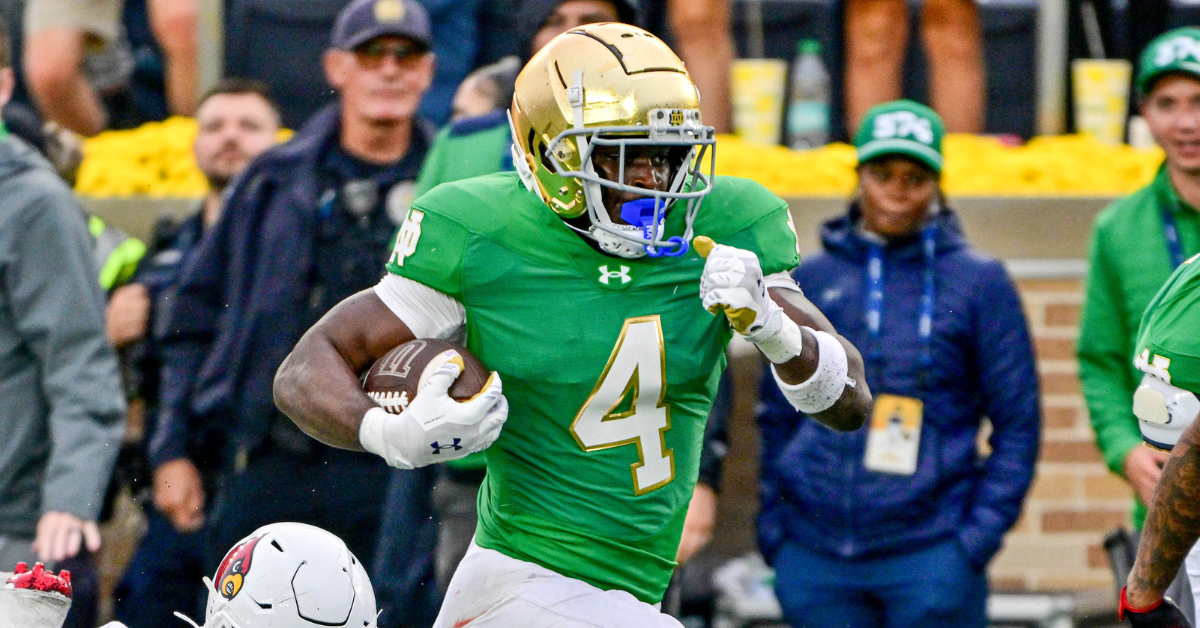 Can Notre Dame's Jeremiyah Love Be This Year's Ashton Jeanty? - Athlon Sports
